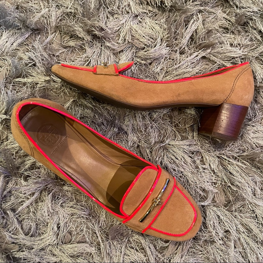 Tory Burch Nora Block Heel Loafers